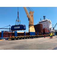 Tradelossa Hauls Engines with 207 tons for the port of Ensenada, Baja California.