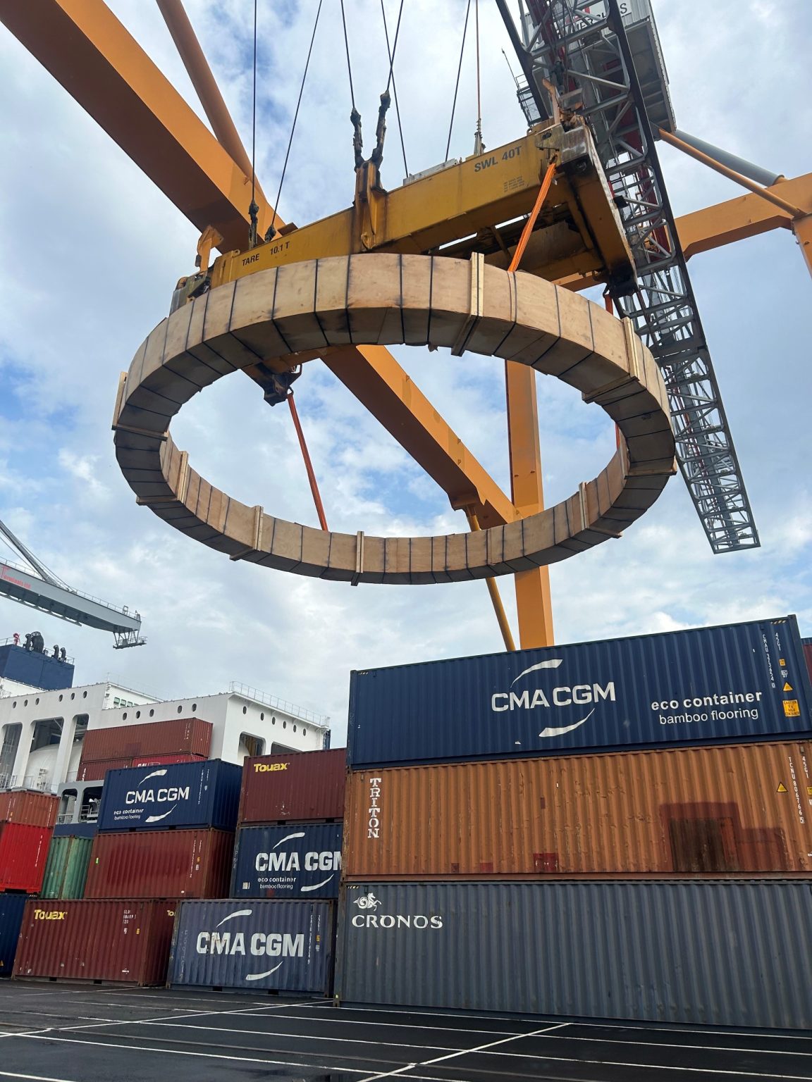 Shipping Container Riding Ring 7-Meter ring to Asia – The Heavy Lift Group